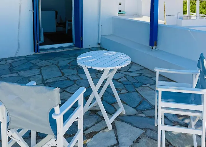 Apartament Peaceful Cycladic With Large Terrace & View
